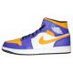 2. Buty  Air Jordan 1 MID Sneakersy Los Angeles Lakers LA - DQ8426-517