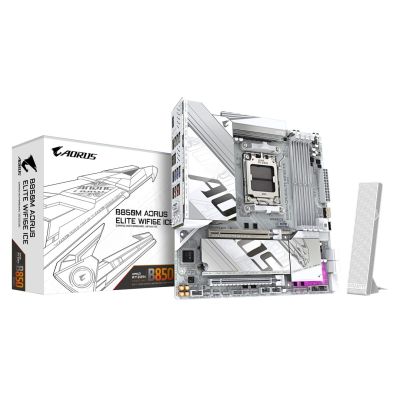 2. Płyta główna GIGA B850M AORUS ELITE WF6E ICE AM5 DDR5 µATX
