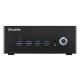 6. Shuttle Nano PC NA10H Wielkość PC 1L Czarny 8845HS 3,8 GHz