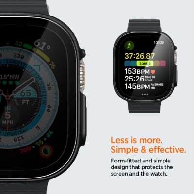 8. Etui Spigen Thin Fit 360 na Apple Watch Ultra (49 mm) - czarne