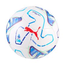 Piłka nożna Puma Stellar Serie A Mini biało-niebieska 85166 01