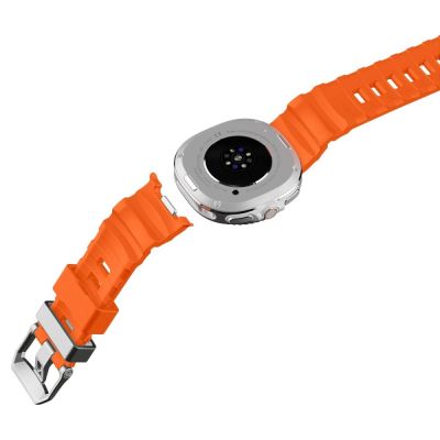 11. Pasek Spigen WBS2 na Samsung Galaxy Watch 40 / 44 / 46 mm - pomarańczowy