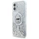 2. Etui Karl Lagerfeld Liquid Glitter Karl Head Magsafe na iPhone 16 - przezroczyste