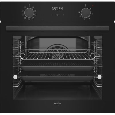 Piekarnik elektryczny MPM MPM-63-BO-30 63 l | termoobieg | grill | blokada rodzicielska | czarny