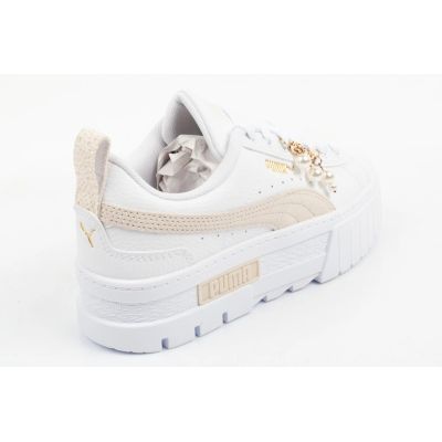 4. Puma buty sportowe damskie sneakersy Mayze Coquette białe platforma