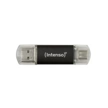 Intenso Twist Line pamięć USB 256 GB USB Type-A / USB Type-C 3.2 Gen 1 (3.1 Gen 1) Antracyt