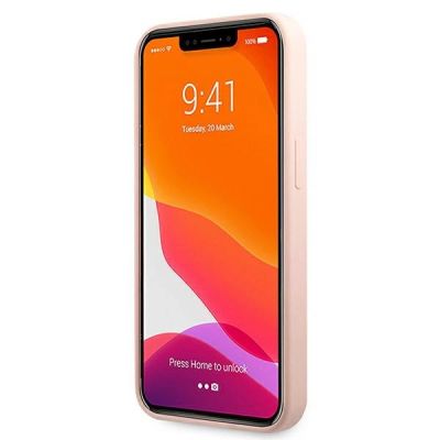 5. Etui Karl Lagerfeld Silicone Karl`s Head na iPhone 13 Pro Max 6,7" - jasnoróżowe