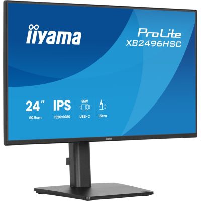 37. iiyama ProLite XB2496HSC-B1 monitor komputerowy 60,5 cm (23.8") 1920 x 1080 px Full HD LED Czarny