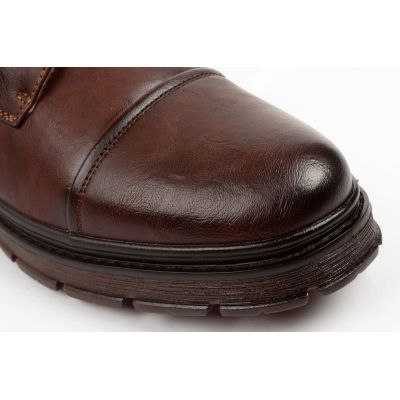 5. Wrangler buty męskie Gillen skórzane brązowe trzewiki ocieplane