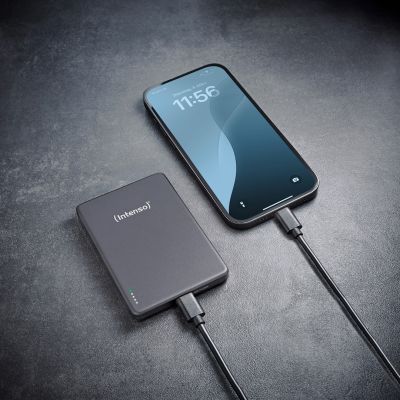 17. Intenso Magnetic Wireless Power Bank 5000 mAh Grey USB-C