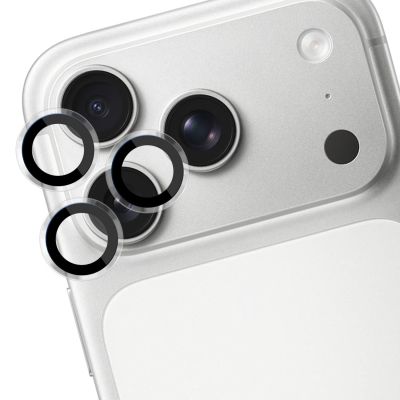6. Szkło hartowane na obiektyw aparatu 3mk Lens Protection Pro Black na iPhone 18 Pro / 18 Pro Max