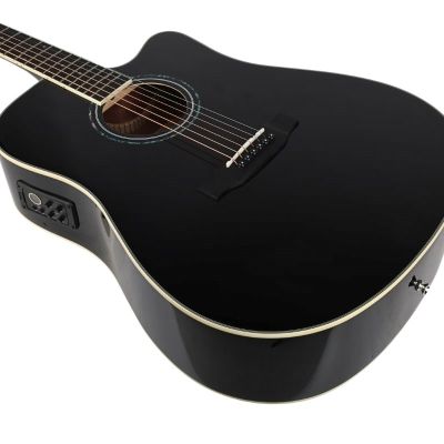 12. V-TONE VEAG1 CE BK - Gitara elektroakustyczna 4/4