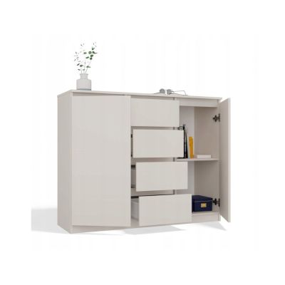 3. KOMODA 2 DRZWI 4 SZUFLADY KASZMIR KOMPLET