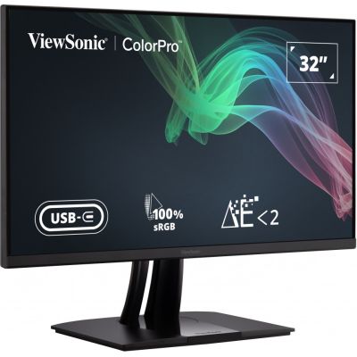 11. Viewsonic VP56 monitor komputerowy 81,3 cm (32") 3840 x 2160 px 4K Ultra HD LED Czarny