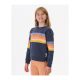 2. Bluza dziewczęca RIP CURL Melting Waves Crew -Girl granatowa