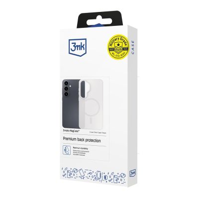 15. Etui 3mk Smoke MagCase na iPhone 17 Pro - białe-półprzezroczyste