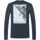 Longsleeve męski SUPER.NATURAL M POWDER TO THE PEOPLE BIO J LS granatowy