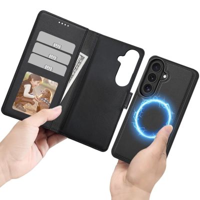 4. Etui Tech-Protect Wallet MagSafe na Samsung Galaxy S26 - czarne matowe
