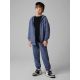 3. Bluza dresowa loose z kapturem chłopięca 4F 4FJRSS26TSWSM3051-33S