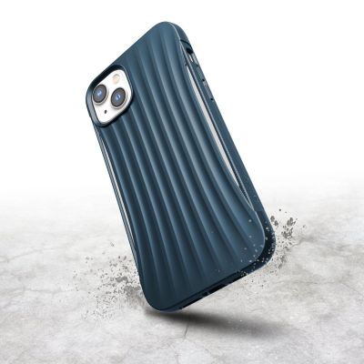 7. Raptic X-Doria Clutch Case etui iPhone 14 Plus pokrowiec plecki niebieski