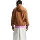 2. Bluza męska Nike Club FT PO Hoodie jasny brąz FN3866 270