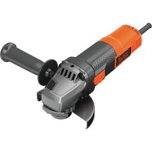 Black & Decker BLACK+DECKER BEG210-Qs Meuleuse d'Angle Poignée 3 Positions, 900 W, Noir, 115 mm