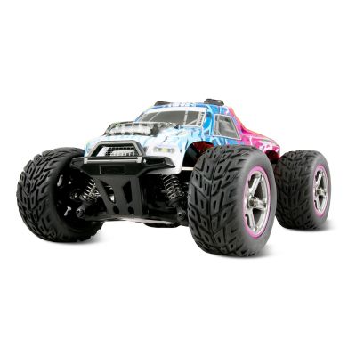 10. Amewi Hyper Go MAX20 Monster Truck Li-Po 750mAh niebieski/różowy