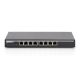 3. Digitus Przełącznik 8-portowy Gigabit Desktop PoE 10/100/1000 Mbps
