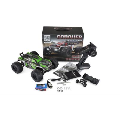 2. Amewi RC Car Conquer Truggy Li-Ion 1300mAh zielony/14+