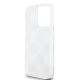 7. Etui DKNY Liquid Glitter Multilogo na iPhone 15 Pro - białe