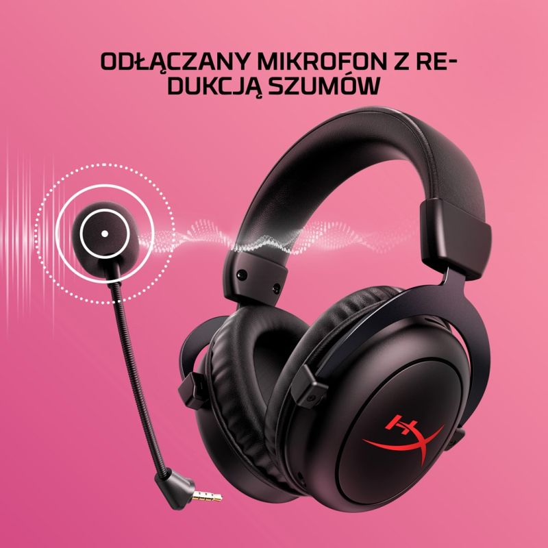 19. Bezprzewodowy zestaw słuchawkowy do gier Kingston HyperX Cloud II Core