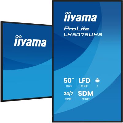 5. Panel Iiyama 50" 3840x2160 UHD VA Haze 25% 500cd/m2