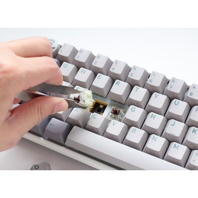 10. Ducky One 3 SF klawiatura Gaming USB QWERTY Angielski Szary