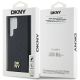 8. Etui DKNY Leather Pattern Metal Logo MagSafe na Samsung Galaxy S24 Ultra - czarne