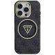 3. Etui Guess IML Metal Glitter 4G Circle Triangle MagSafe na iPhone 16 Pro - czarne