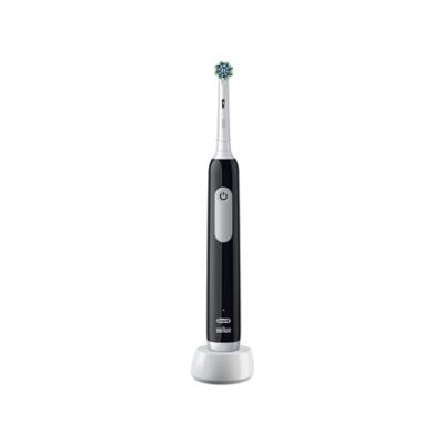 Oral-B | Elektryczna szczoteczka do zębów | Akcja krzyżowa Pro Series 1 | Akumulator | Dla dorosłych | Liczba główek szczoteczki w zestawie 1 | Liczba trybów szczotkowania zębów: 3 | Czarny
