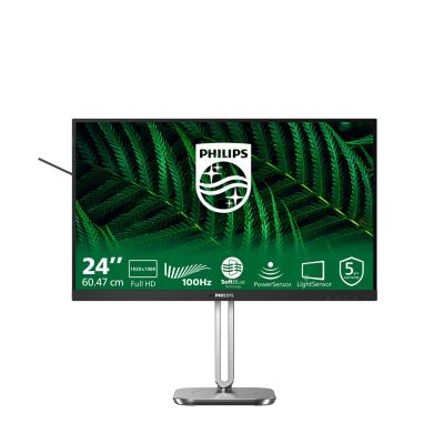 9. Philips 5000 series 24B2G5200/00 monitor komputerowy 60,5 cm (23.8") 1920 x 1080 px Full HD LCD Antracyt