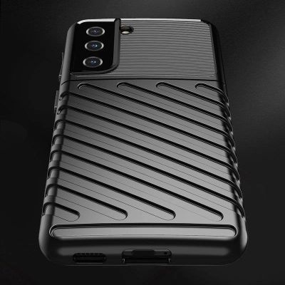 5. Thunder Case etui Samsung Galaxy S23+ silikonowy pancerny pokrowiec niebieskie