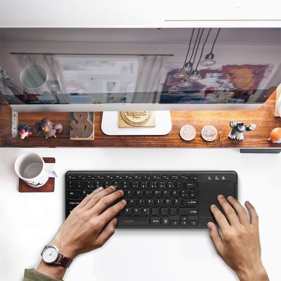 7. LogiLink ID0188 klawiatura Dom RF Wireless QWERTZ Czarny