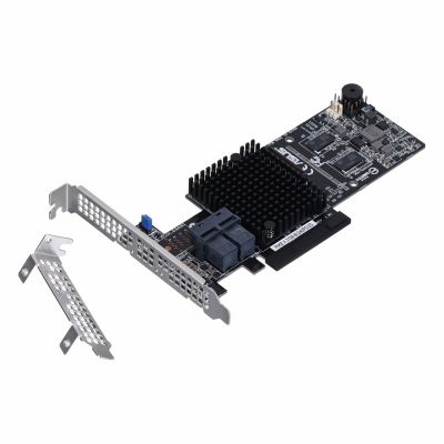 2. ASUS PIKE II 3108-8i-240PD/2G 8-port internal SATA/SAS 12G (RAID 0, 1, 10, 5, 6, 50, 60) 2x Mini-SAS HD SFF-8643