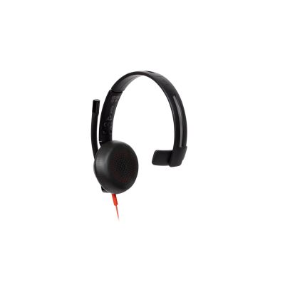 62. POLY Jednouszny zestaw słuchawkowy USB-C Blackwire 5210 + wtyczka 3,5 mm + przejściówka USB-C/A