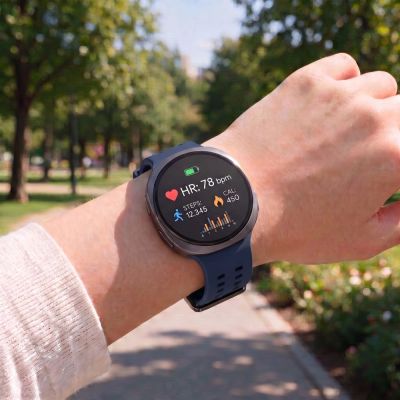 5. Pasek Tech-Protect Silicone Air na Samsung Galaxy Watch 40 / 44 / 46 mm - granatowy