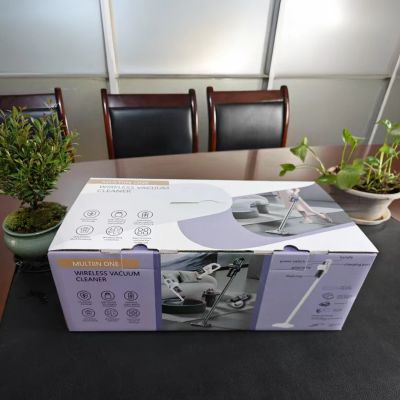 14. Mini odkurzacz ręczny pionowy 4w1 ze szczotką do usuwania roztoczy - szary