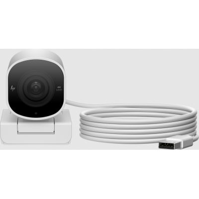 6. Kamera internetowa HP 960 4K Streaming Webcam USB srebrna 695J6AA