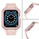 4. Pasek z etui ochronnym Protect Strap Band do Apple Watch 38 / 40 / 41 mm opaska obudowa pancerna - różowy