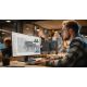 44. iiyama ProLite X2497HSU-B1 monitor komputerowy 60,5 cm (23.8") 1920 x 1080 px Full HD LED Czarny