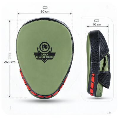 13. Ultralekkie łapy trenera "Camo". Zestaw 2 sztuk. | DBX Bushido