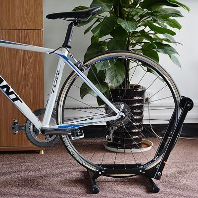 7. Stojak rowerowy Rockbros T30 składany na przednie lub tylne koło kompatybilny z kołami 24-27,5 cala oraz 700C - czarny