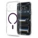 3. Etui Spigen Ultra Hybrid Mag MagSafe na iPhone 18 Pro / 17 Pro - przezroczysto-burgundowe
