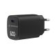 GEMBIRD 1-PORTOWA SZYBKA ŁADOWARKA SIECIOWA (PD) USB TYP - C, 60W, LCD, CZARNA